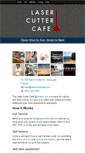 Mobile Screenshot of lasercuttercafe.com